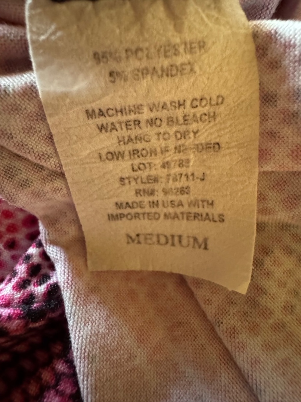 Pink top Medium - Picture 3 of 3